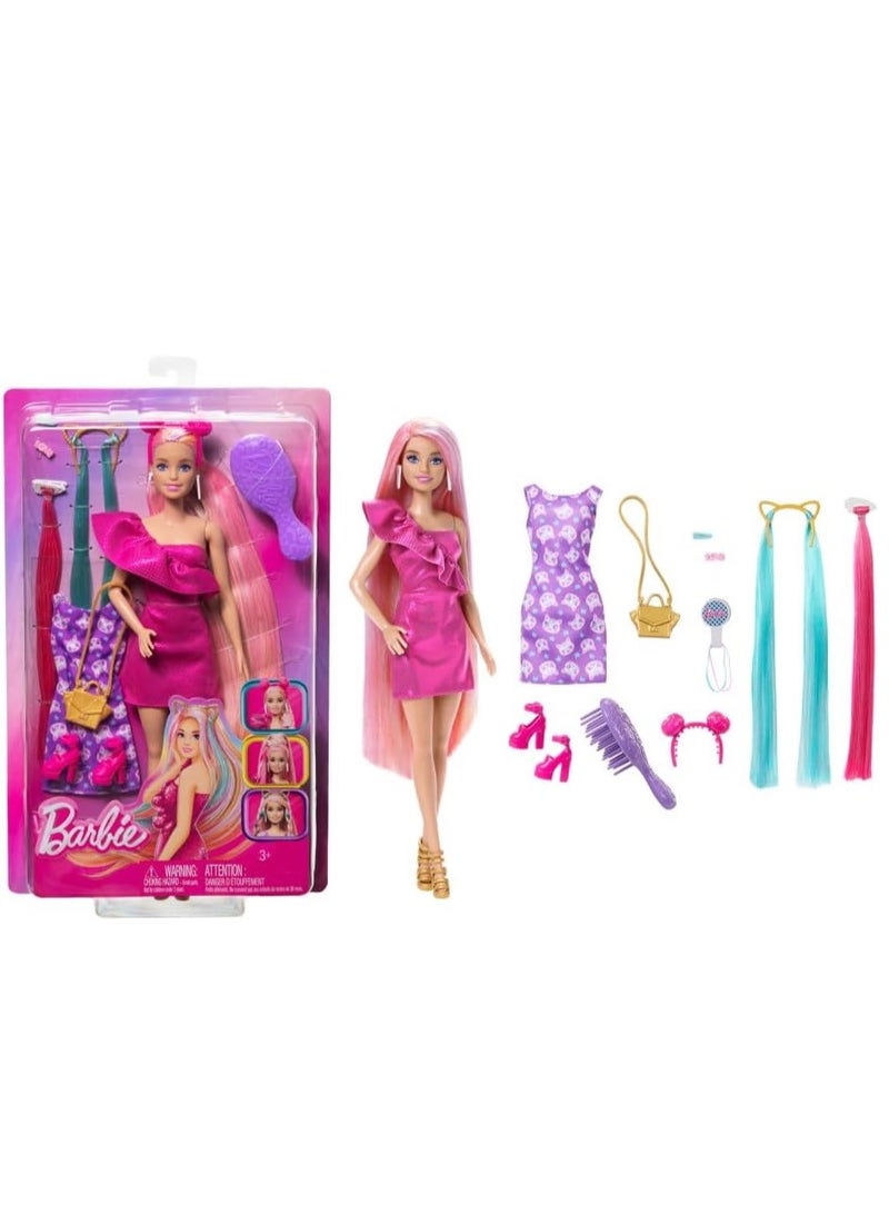 Barbie Barbie Totally Hair Doll Pink - Image 4
