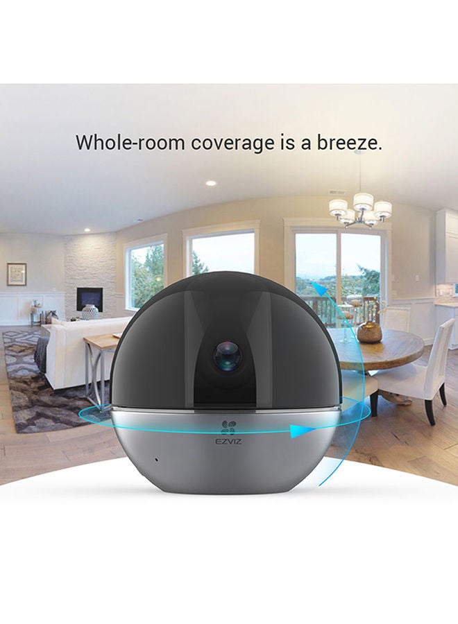 EZVIZ C6W Pan & Tilt Wi-Fi Camera 4MP 4mm (83°), 360° Panoramic View, 2K Resolution, Privacy Shutter, MicroSD Card up to 256 GB, Auto-Zoom Tracking, True-WDR, Two-Way Talk, EZVIZ Cloud Play Storage, Person Detection, Infrared Night Vision up to 10m (33 ft.) - CS-C6W-A0-3H4WF Black - Image 4