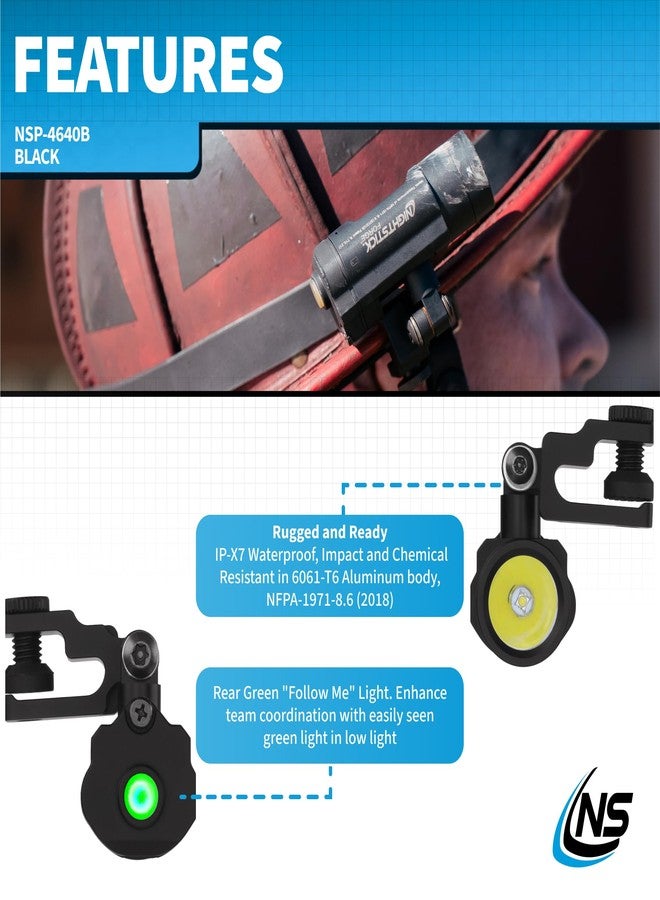 Nightstick NSP-4640B Forge™ Helmet-Mounted Multi-Function Flashlight - Image 4