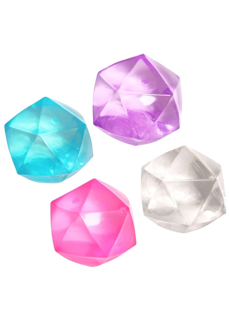 general Fidget Toys,Stress Cube Ice Squishy Stress Balls-Malt Sugar Ball-Sensory Fidget Toy for Your Best Mellow and Chill - Square Shape Hand Exercise Balls- Age 3 to Adult - Image 1