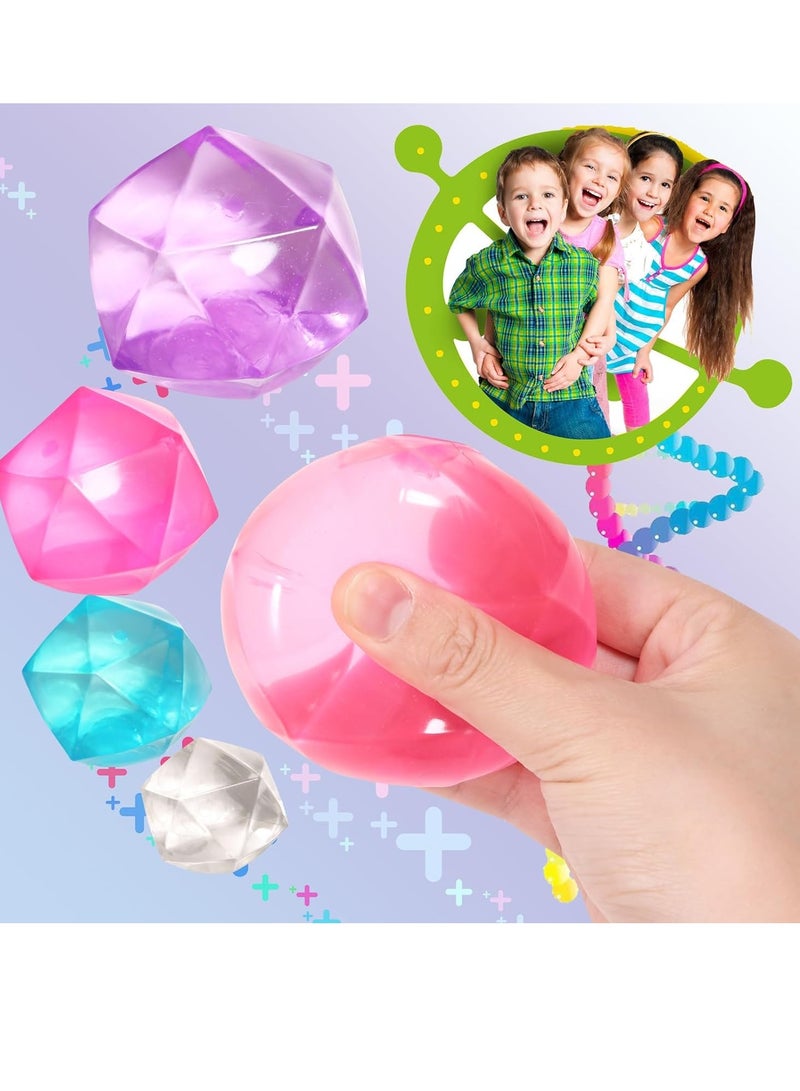 general Fidget Toys,Stress Cube Ice Squishy Stress Balls-Malt Sugar Ball-Sensory Fidget Toy for Your Best Mellow and Chill - Square Shape Hand Exercise Balls- Age 3 to Adult - Image 2