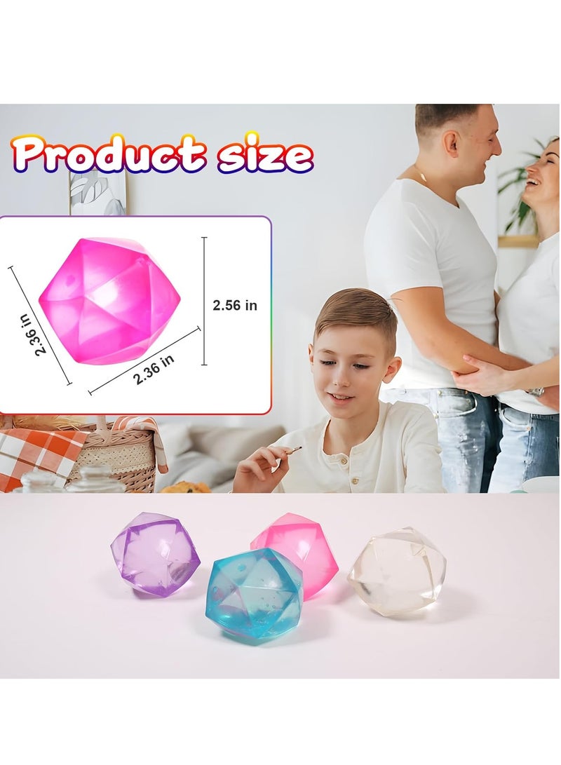 general Fidget Toys,Stress Cube Ice Squishy Stress Balls-Malt Sugar Ball-Sensory Fidget Toy for Your Best Mellow and Chill - Square Shape Hand Exercise Balls- Age 3 to Adult - Image 5