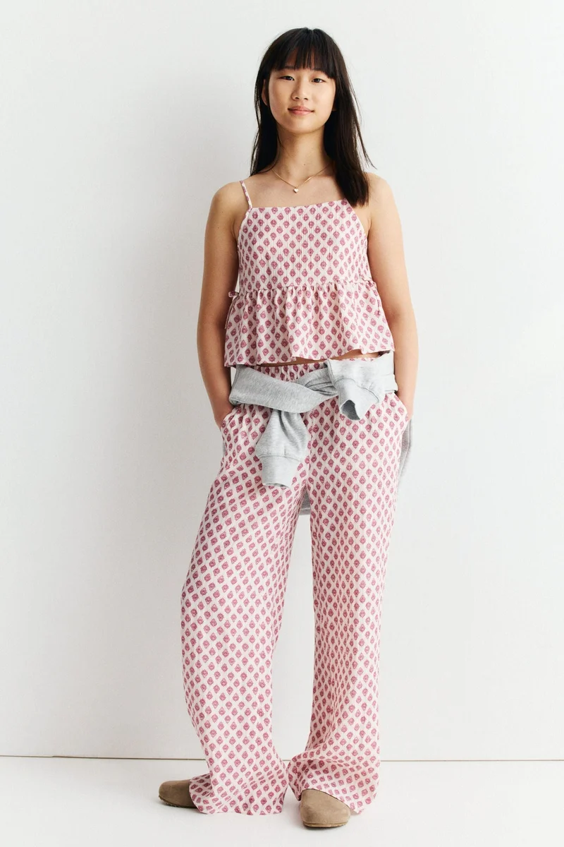 H&M 2-piece seersucker set