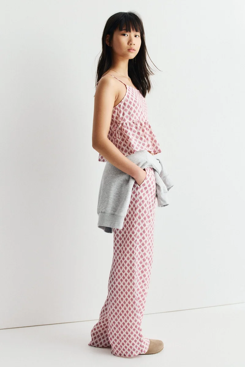 H&M 2-piece seersucker set