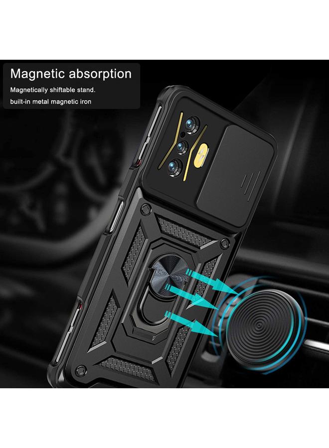 إيروريكس جراب لهاتف Xiaomi Poco F4 GT / Redmi K50 Gaming، جراب كاميرا منزلقة بتصميم TPU+PC - Image 5