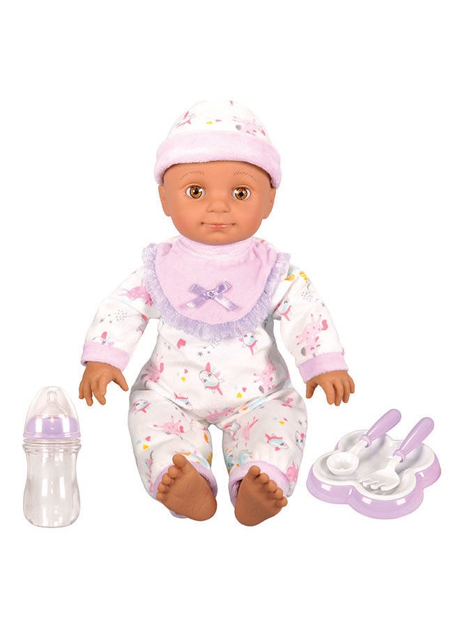Lotus دمية bébé ذات جسم ناعم - هيسبانيك (بلا شعر) 18 إنش  - Image 2