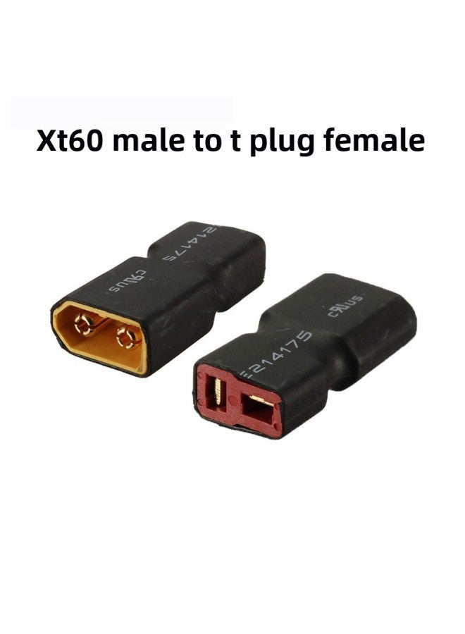 Model Aircraft Lithium Battery Adapter XT60 Male And Female To T Plug XT30 XT90 EC3 EC5 Parallel Converter-Color:XT60 Female To T Male  - Image 4