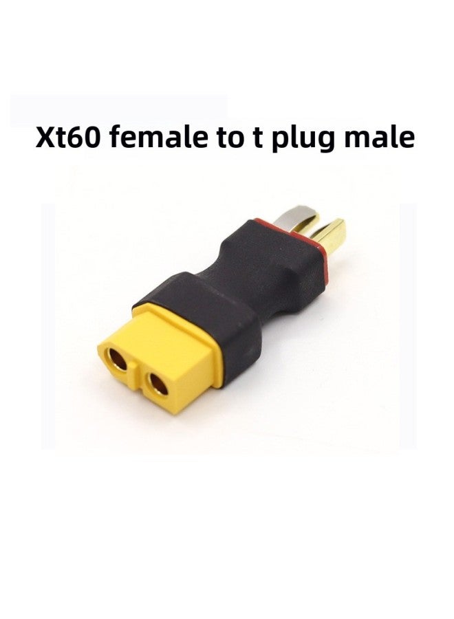 Model Aircraft Lithium Battery Adapter XT60 Male And Female To T Plug XT30 XT90 EC3 EC5 Parallel Converter-Color:XT60 Female To T Male  - Image 1