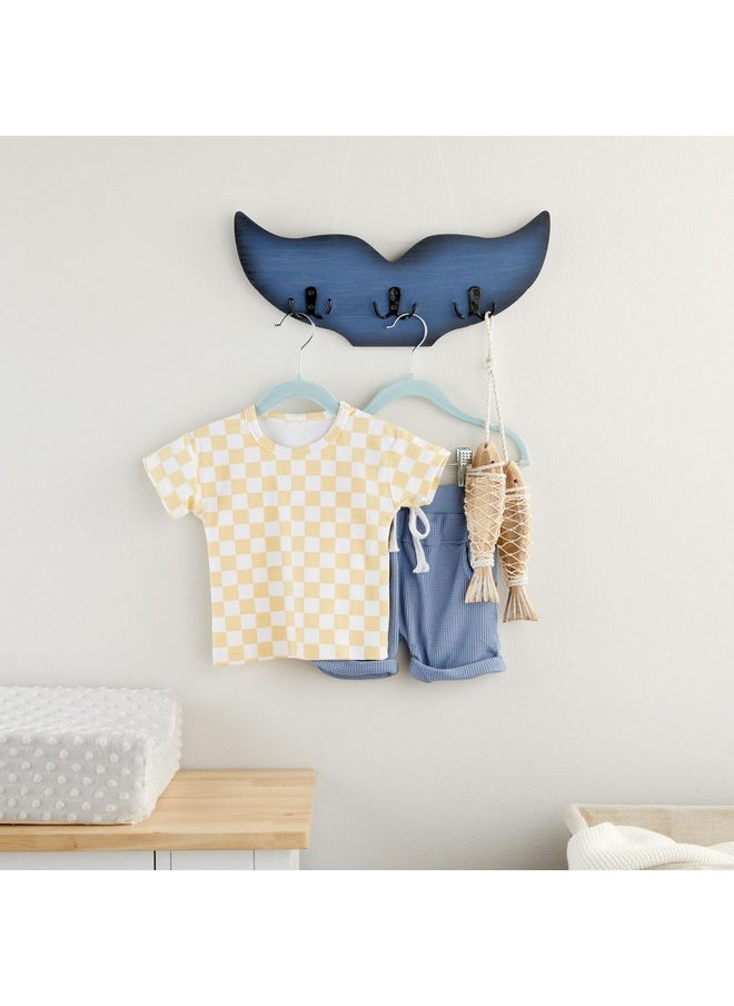 Okuna Outpost Whale Tail Wall Hook for Nursery, Nautical Ocean Wall Decor (Blue, 15.5 x 6.75 x 1 in) - pzsku/Z97F2B42C51FE3D5F8CA4Z/45/_/1740982852/2366d119-d65f-45fb-83f0-01657008c58d