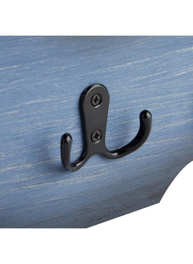 Okuna Outpost Whale Tail Wall Hook for Nursery, Nautical Ocean Wall Decor (Blue, 15.5 x 6.75 x 1 in) - pzsku/Z97F2B42C51FE3D5F8CA4Z/45/_/1740982854/23f1f668-4805-455e-bae1-9d83133810e6