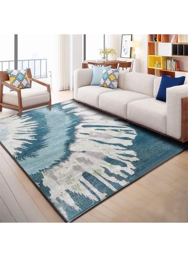 بديل سجاد مودرن مطبوع 3D - مقاس 160×230 سم - ظهر دوتس مانع للانزلاق وقابل للغسيل - تصميمات عصرية متنوعة. - Image 1