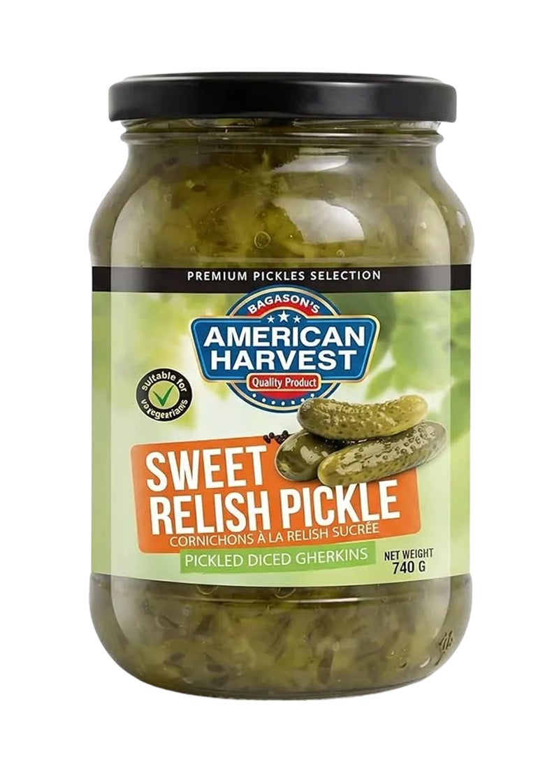 American Harvest Sweet Relish Pickle (Pickled Diced Gherkins) - Image 1