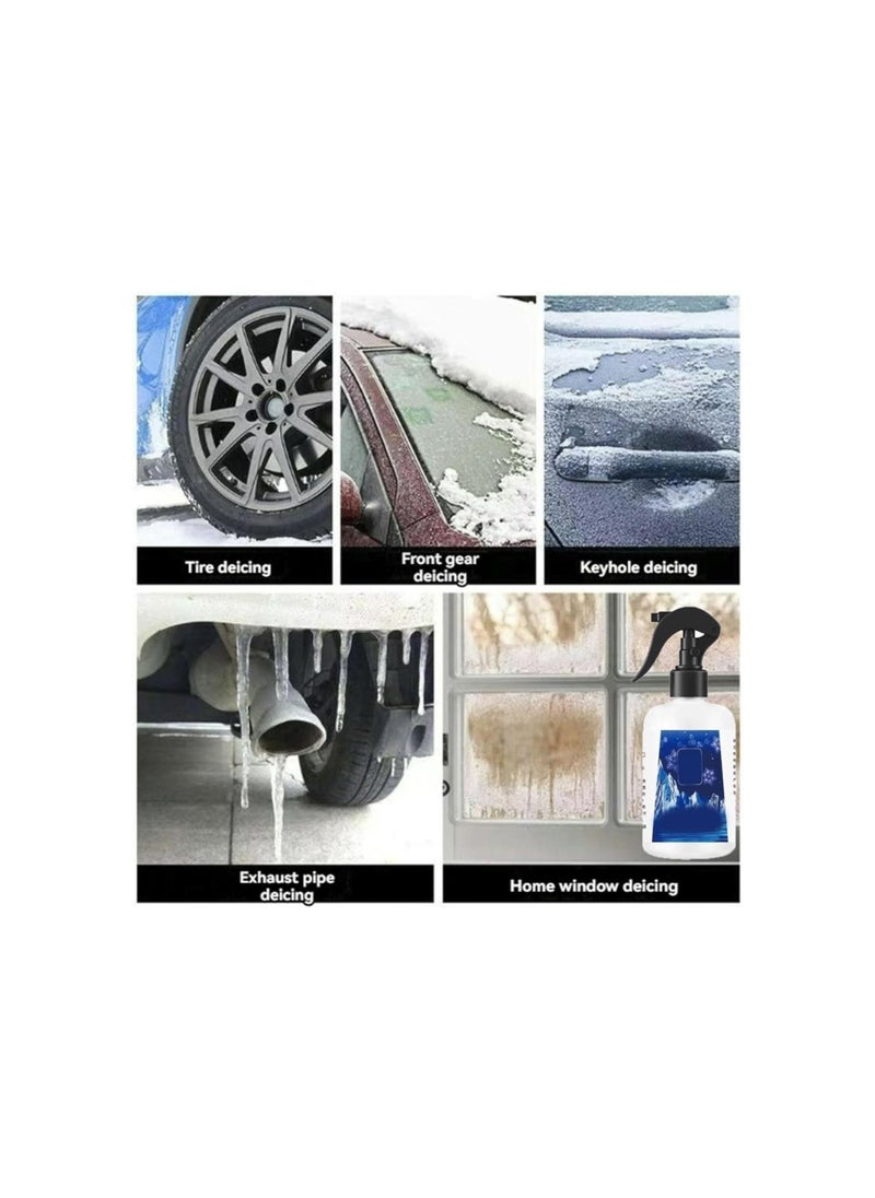 Generic - Fast-Acting Ice Melting Spray for Windshields,New Deicer Spray for Car Windshield,Fast Ice & Snow Melting Spray,Snow Spray for Windows (500ml) - Image 1