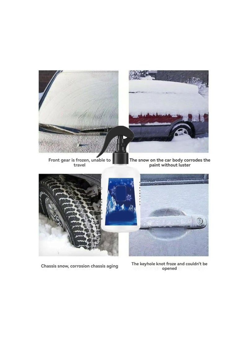 Generic - Fast-Acting Ice Melting Spray for Windshields,New Deicer Spray for Car Windshield,Fast Ice & Snow Melting Spray,Snow Spray for Windows (500ml) - Image 1