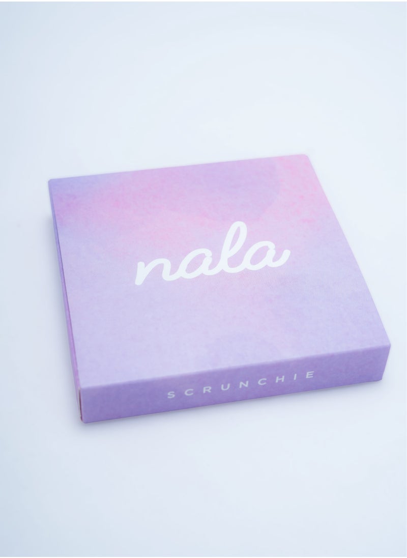 Nala - Black Satin Scrunchie - Image 1