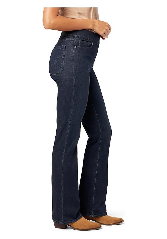 Levi Strauss Signature Gold Women's Totally Shaping Pull-on Bootcut Jeans - Shadow Nebula, 24 Plus Short - Image 3