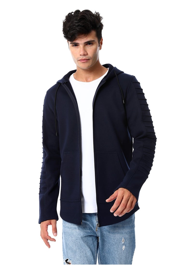 Caesar - Mens Front Pockets Zipped Hoodie - Image 1