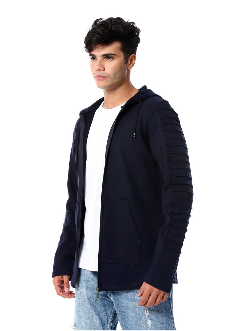 Caesar - Mens Front Pockets Zipped Hoodie - Image 1