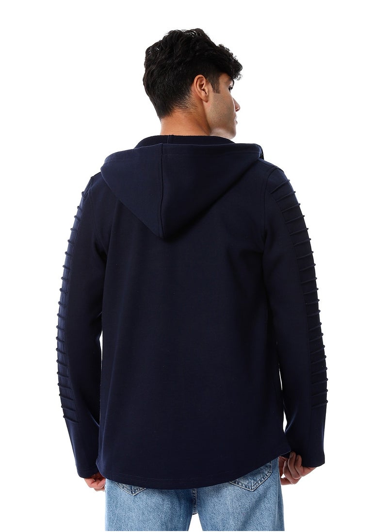 Caesar - Mens Front Pockets Zipped Hoodie - Image 1
