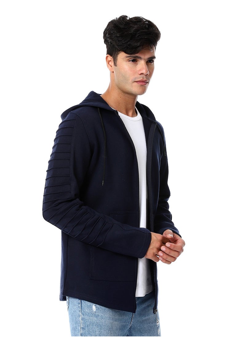 Caesar - Mens Front Pockets Zipped Hoodie - Image 1