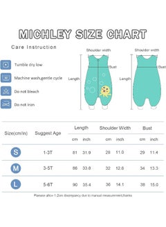 MICHLEY MICHLEY Baby Sleeping Bag Sack with Feet Autumn Winter Swaddle Wearable Blanket for Infant Toddler  - Image 2