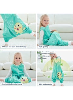 MICHLEY MICHLEY Baby Sleeping Bag Sack with Feet Autumn Winter Swaddle Wearable Blanket for Infant Toddler  - Image 4