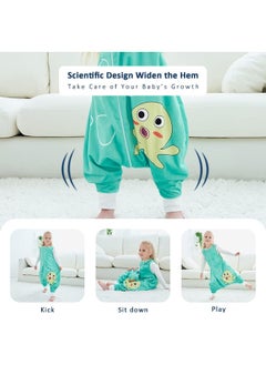 MICHLEY MICHLEY Baby Sleeping Bag Sack with Feet Autumn Winter Swaddle Wearable Blanket for Infant Toddler  - Image 5