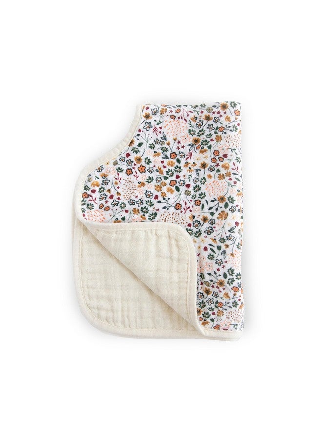 Little Unicorn Ultra-Absorbent Premium Burp Cloth | Soft on Baby's Skin | Larger Size | Ergonomic Design (Pressed Petals) - Image 1