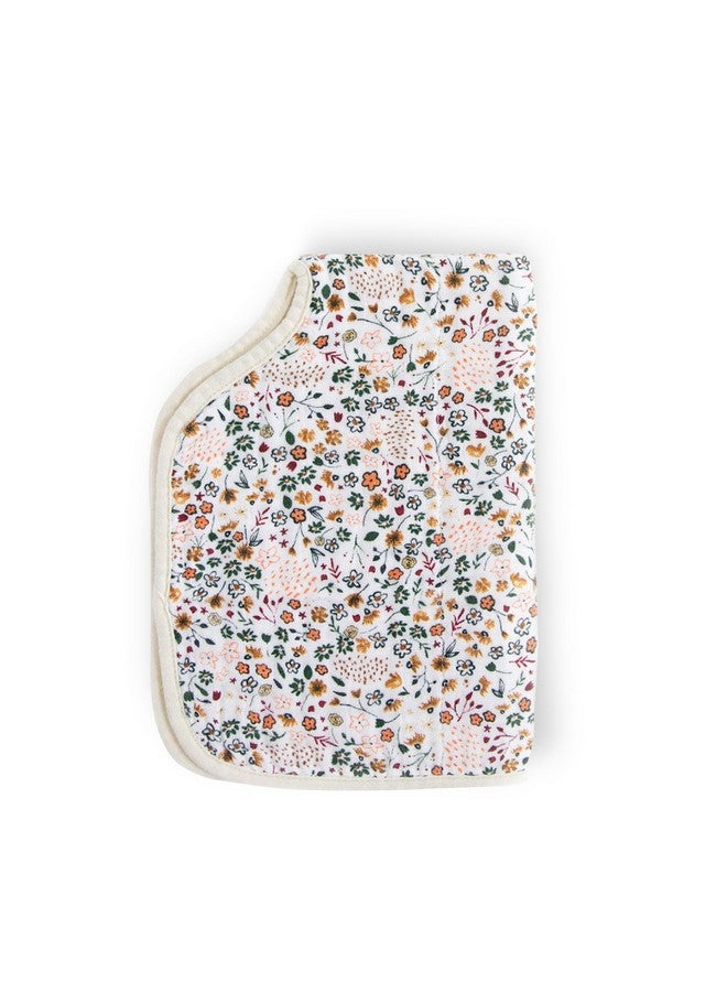 Little Unicorn Ultra-Absorbent Premium Burp Cloth | Soft on Baby's Skin | Larger Size | Ergonomic Design (Pressed Petals) - Image 2