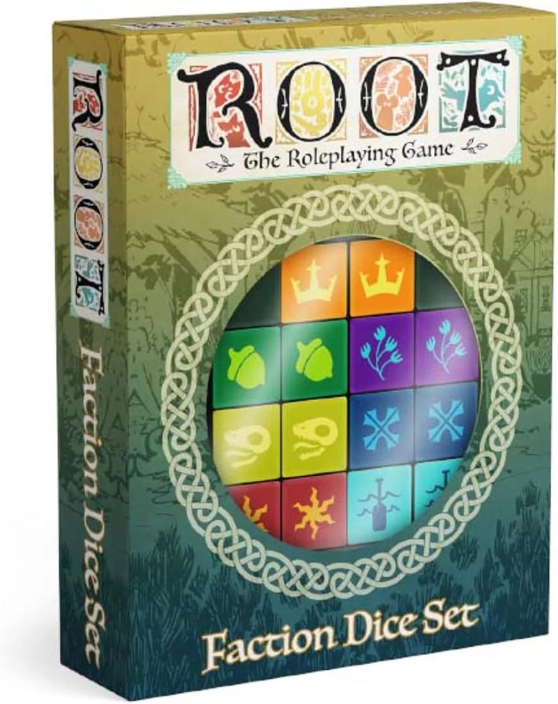 Magpie Games Root The Roleplaying Game Faction Dice Set 14 Engraved Dice for Woodland Factions - Image 3
