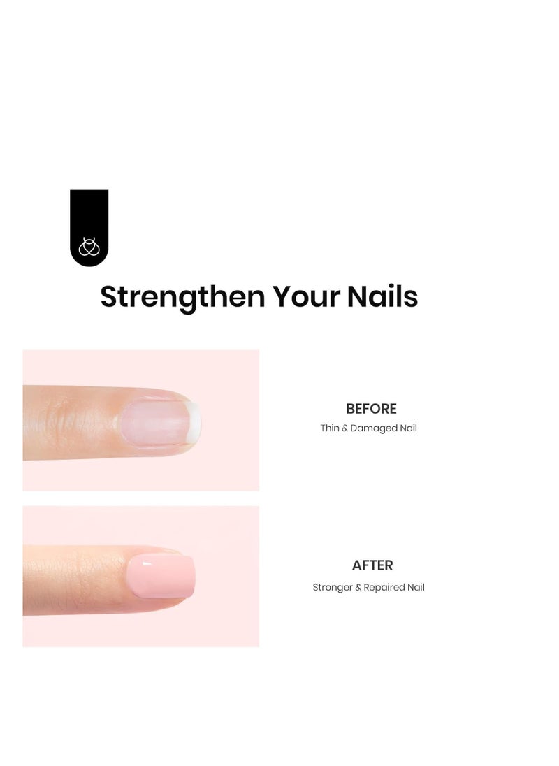 beetles Gel Polish Beetles Color Base Gel Nail Polish, 6 Colors Nude Gel Polish Pink Nail Polish Peach Pink Nail Polish Neutral Sheer French Tip Base Colors Soak Off Nail Art Manicure DIY at Home Gift for Women  - Image 2