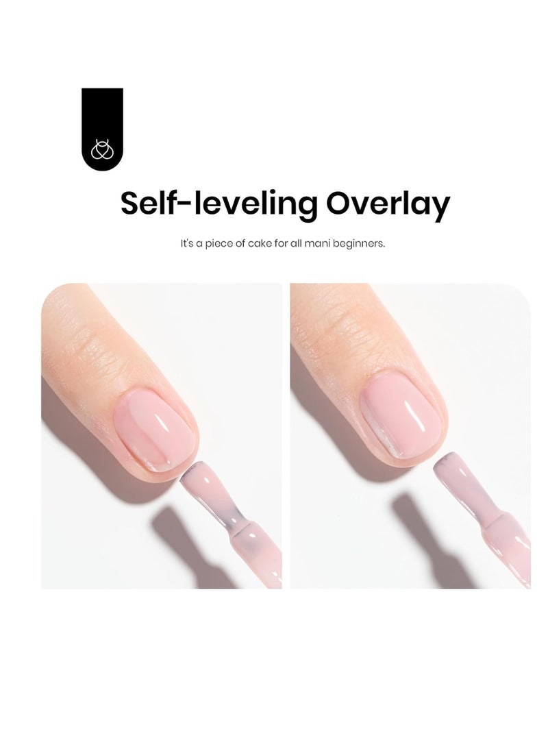 beetles Gel Polish Beetles Color Base Gel Nail Polish, 6 Colors Nude Gel Polish Pink Nail Polish Peach Pink Nail Polish Neutral Sheer French Tip Base Colors Soak Off Nail Art Manicure DIY at Home Gift for Women  - Image 3
