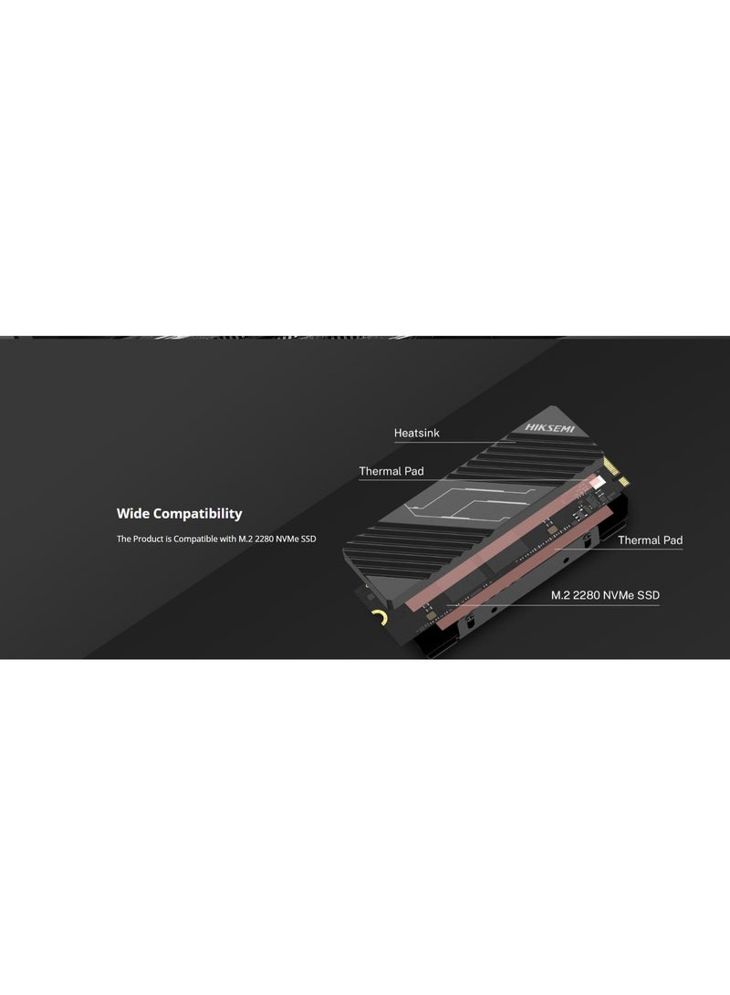 مبدد حراري لمبرد SSD M.2 MH2