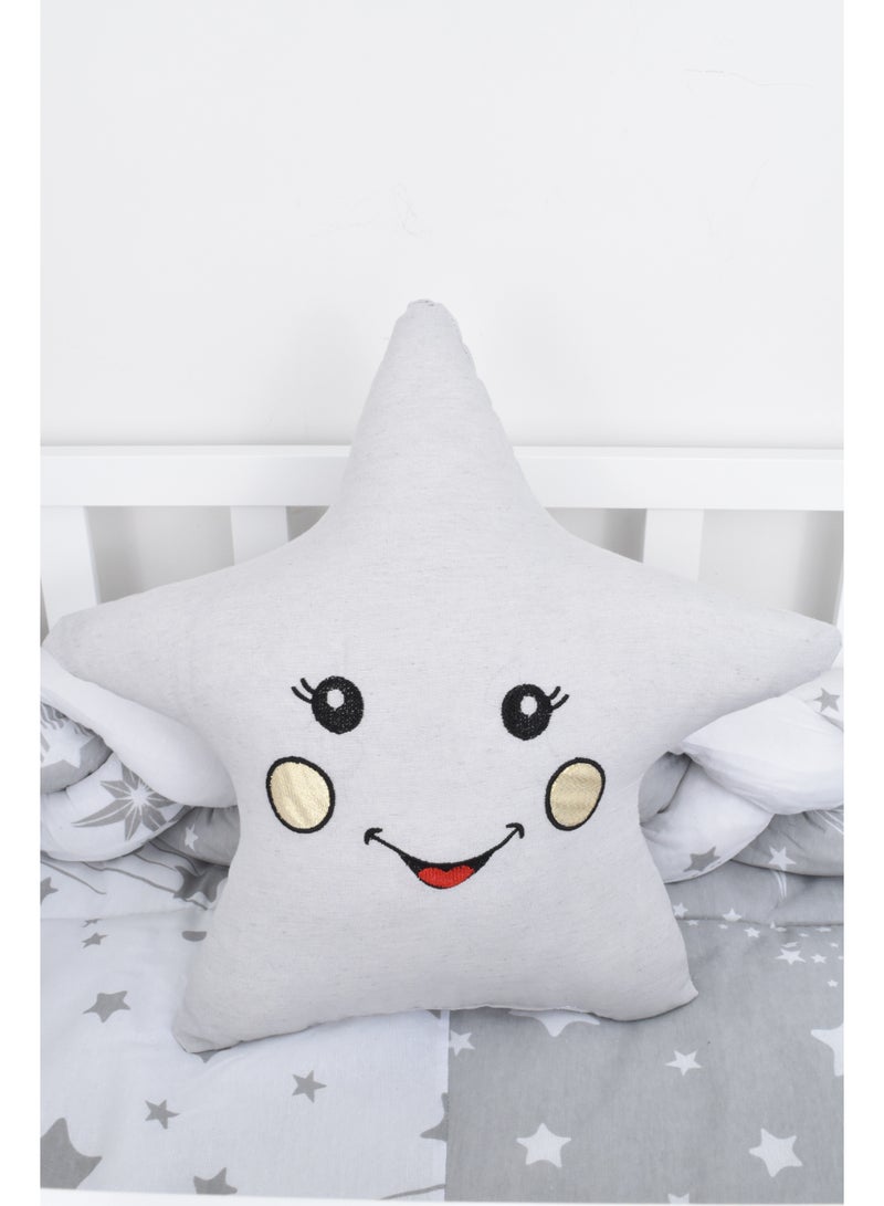 FUN MOMENT 6-Piece Baby Cot Bedspread With Snail Partitions 90×45cm - Image 5
