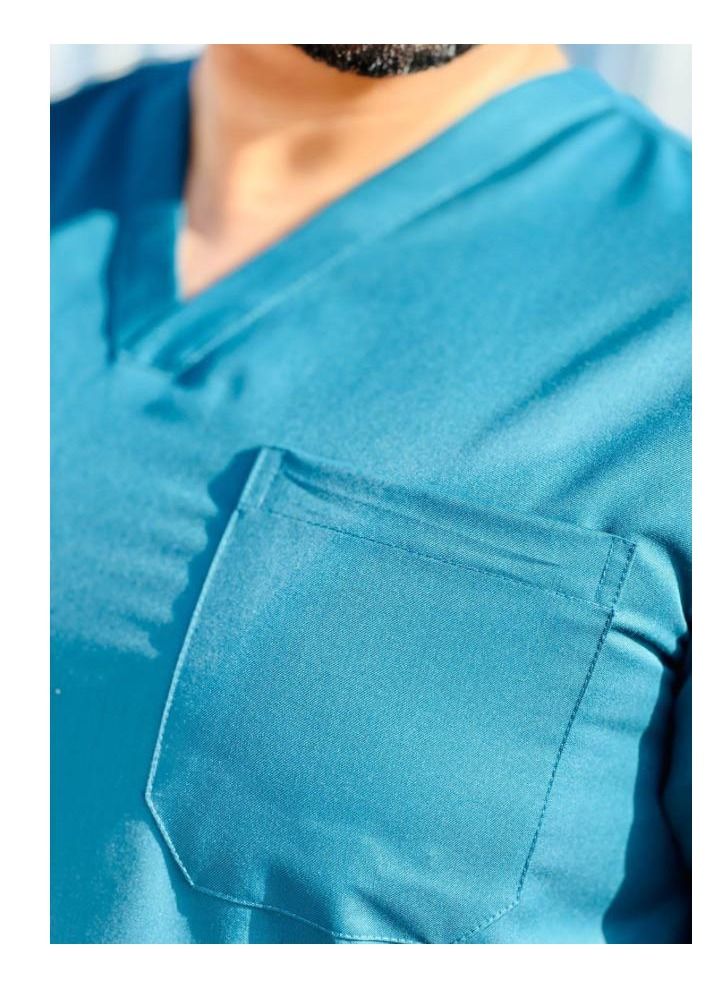 Just Needles Medical Scrub Suit Set Unisex Top And Pants  - Image 3