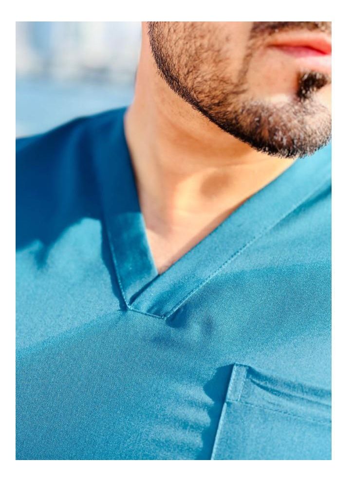 Just Needles Medical Scrub Suit Set Unisex Top And Pants  - Image 4