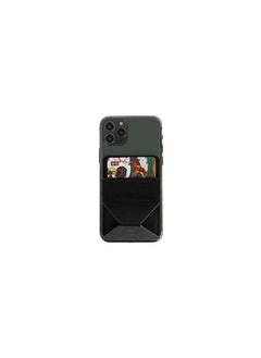 MOFT Reusable Adhesive 4-In-1 Cell Phone Grip, Stand, Card Holder, Adjustable Viewing Angles, Thin Design (Gray Black)  - Image 5