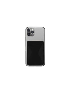 MOFT Reusable Adhesive 4-In-1 Cell Phone Grip, Stand, Card Holder, Adjustable Viewing Angles, Thin Design (Gray Black)  - Image 4