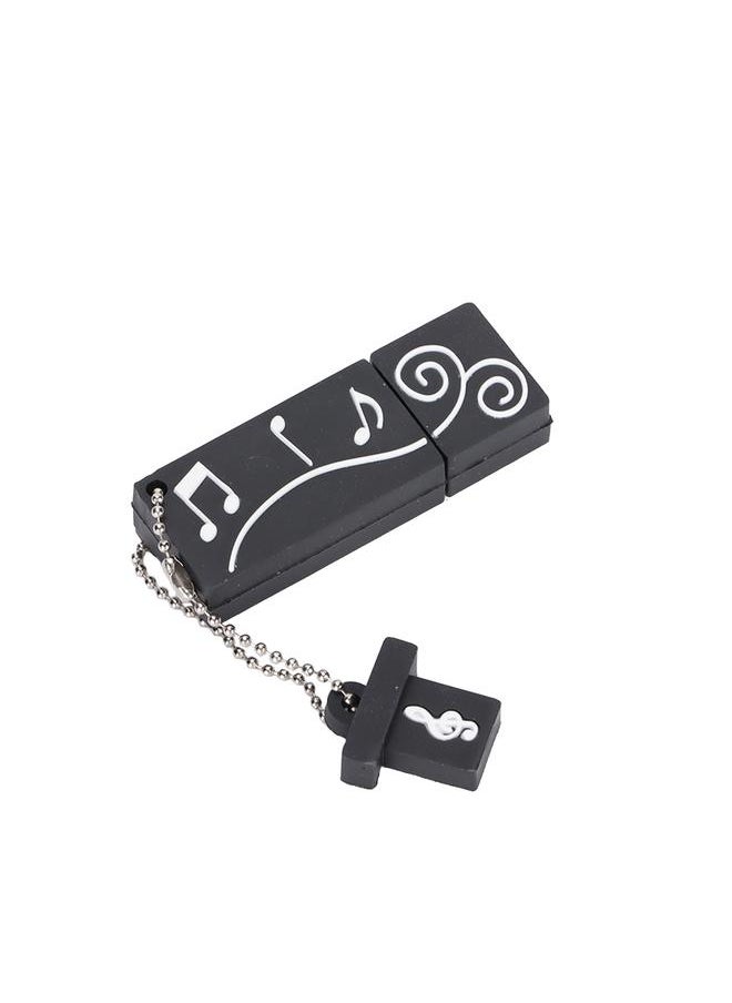 Thoraya CR10033 USB Flash Memory Stick High Speed Flash Drive Flash Disk Thumb Drive Black and White Piano Keys Memory Stick Gift with Keychain 32GB  - Image 5