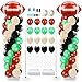 Kasyat 2 Sets Football Balloon Column Stand Kit Football Balloon Arch Garland with Adjustable Stands Tower Kit 100 Latex Balloons Foil Balloons for Game Sports Birthday Party Decorations - Image 2