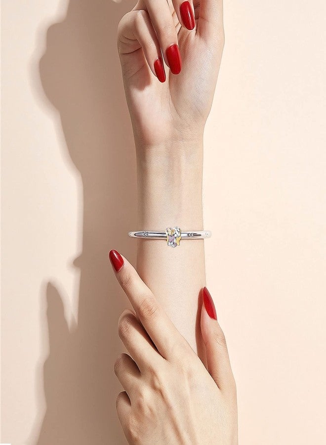 KunBead Flower Butterfly Bead Charm for Women Compatible with Pandora Bracelets - Image 3