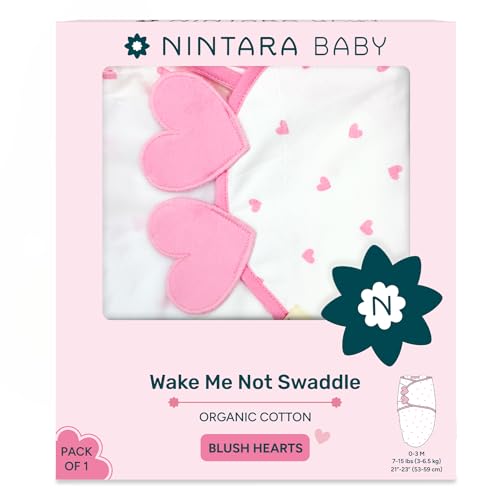 NINTARABABY Swaddle Wrap – Premium Organic Cotton, Wake Me Not Swaddle with Baby-Safe Velcro, Ultra-Soft & Snug Newborn Sleep Sack, Breathable Swaddling Blanket, Gift for Infant 0-3 Months - Image 1