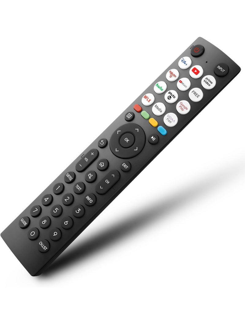 TIGER EN2Q36H Universal Remote Control Replacement for Hisense Smart TVs || Compatible with VIDAA System, 4K UHD, FHD, QLED, LCD, and LED Models | Plug & Play Setup | Stable Long-Range IR | Easy Navigation | Ideal Backup Remote | Sleek & Durable Design  - Image 1