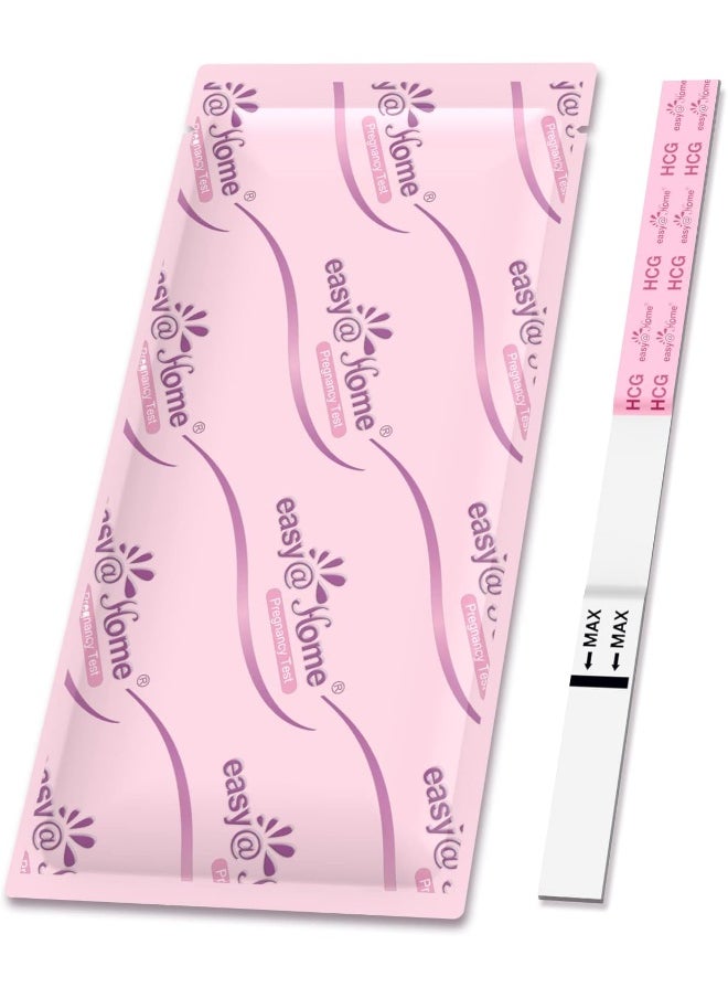 Easy@Home - Easy@Home Pregnancy Test Strips Kit: 10 Pack HCG Test Strips - Early Detection Home Pregnancy Test - Image 1