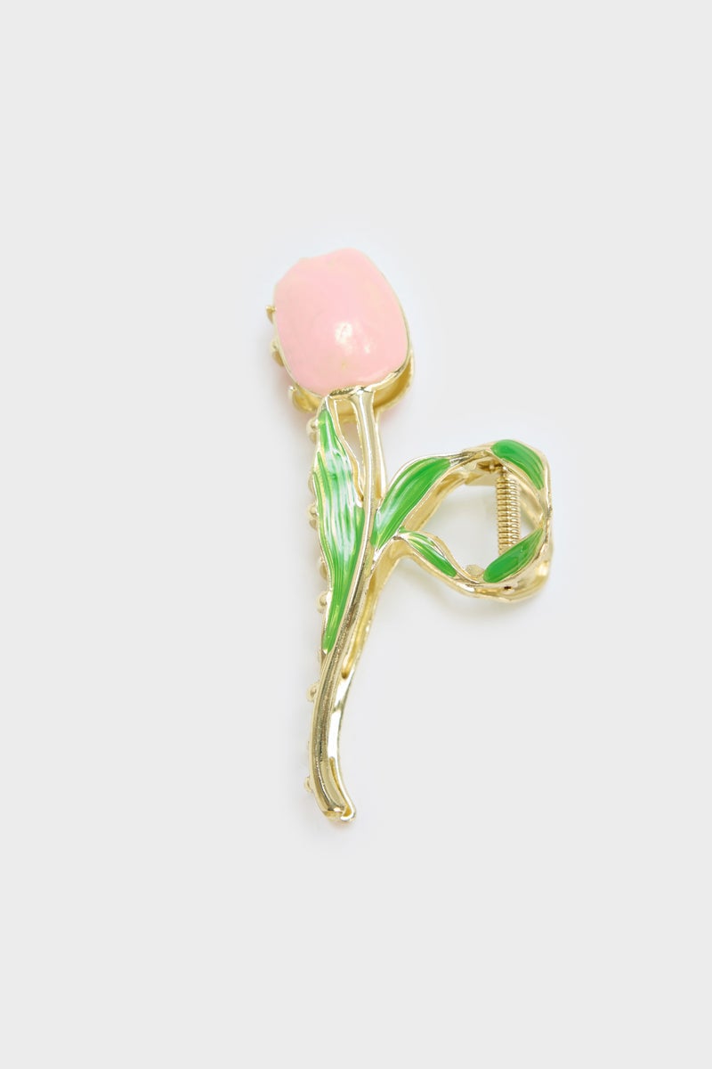 DeFacto Multicolour Woman Woman Pink Tulip Hair Clip Casual - Image 1