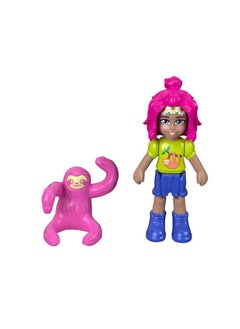 Mattel Games Polly Pocket Flip & Find Sloth Compact  - Image 3