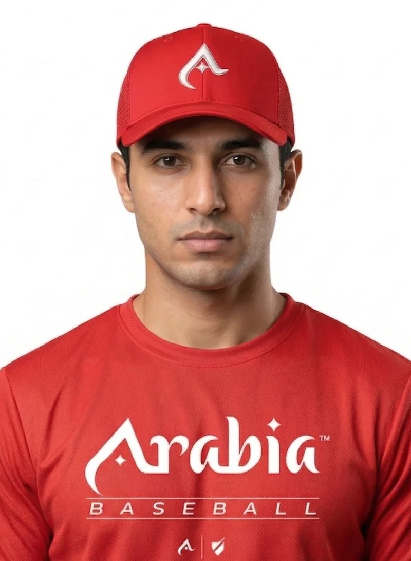 Baseball United Classic Red Arabia Wolves Double Play Active Cap  | Best Price UAE