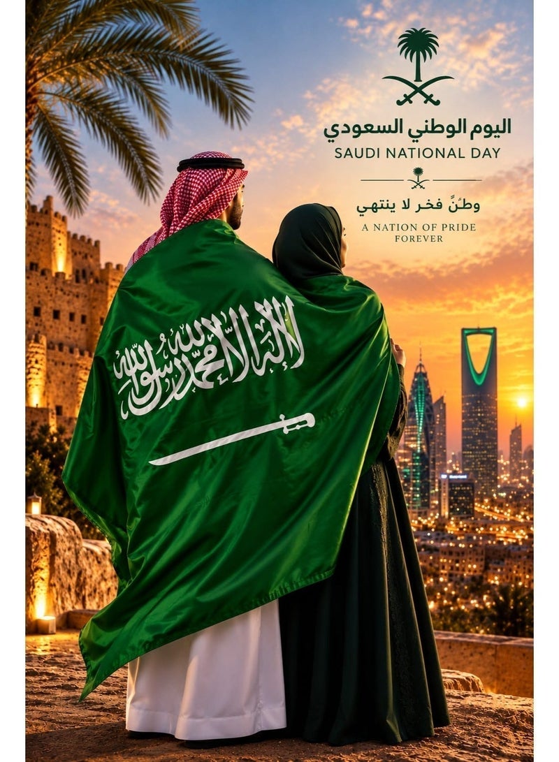 Saudi National day – Premium Quality Saudi Arabia Flag for National Day Celebration & Decoration - Image 3