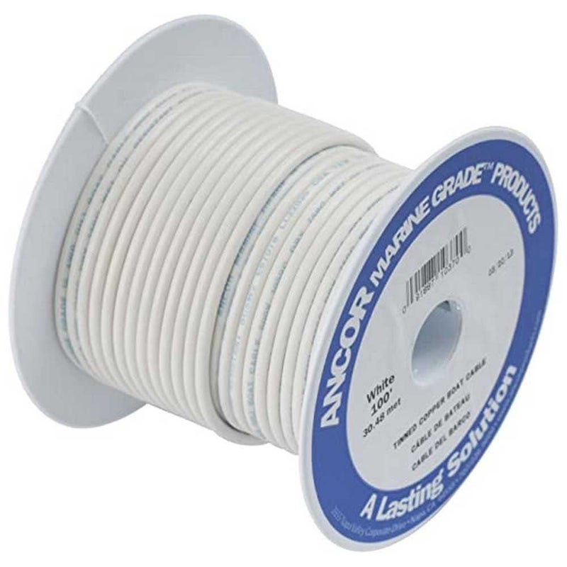 Ancor 100910 Tinned Copper Wire, 18 AWG (0.8mm2), White - 100ft - Image 4