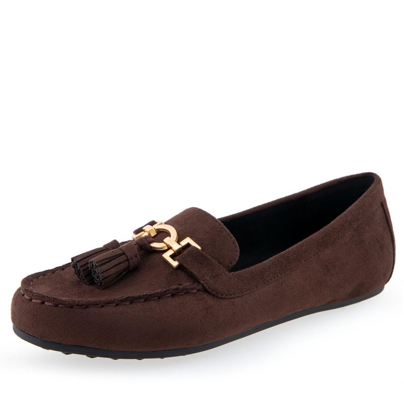 Aerosoles Deanna Loafer Java Faux Suede 65M